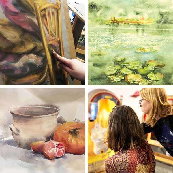 Pasztell akvarell festészet tanfolyam budapesti helyszínen