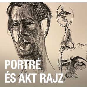 Portré akt oktatás - felvételi előkészítő egyetemekre