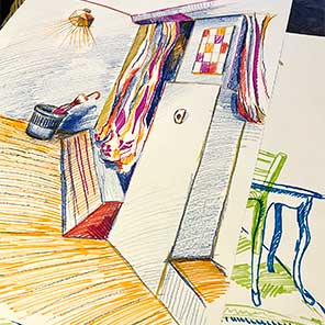 Sketchbook kreatív rajzkurzus Budapesten