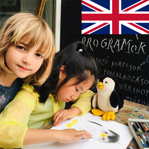 English speaking art, creative, drawing, painting courses Budapest